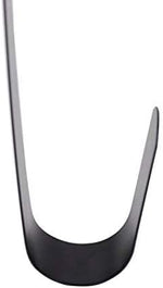Sattiyrch 15" Wreath Hanger for Front Door,Sturdy Steel Wreath Door Hanger,Over The Door Hanger Hook (Black,1)