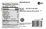 Yupik Raw Mix Nuts, 1 lb, Premium Natural Mixed Nuts with Almonds, Walnuts, Pistachios, Cashews, and Brazil Nuts, Healthy Snack,Brown, Pack of 1