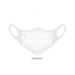 Medi-sky 3D Disposable Mask for Adults, Elastic Cloth Ear Straps Breathable Face Mask Individual Package 50pcs White