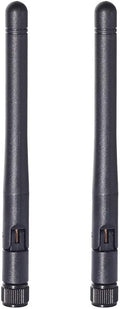 Bingfu Dual Band WiFi 2.4GHz 5GHz 5.8GHz 3dBi MIMO RP-SMA Male Bluetooth Antenna (2-Pack) for PC Computer WiFi Router Wireless Network Card USB Adapter Security IP Camera Video Surveillance Monitor