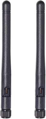 Bingfu Dual Band WiFi 2.4GHz 5GHz 5.8GHz 3dBi MIMO RP-SMA Male Bluetooth Antenna (2-Pack) for PC Computer WiFi Router Wireless Network Card USB Adapter Security IP Camera Video Surveillance Monitor