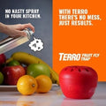 Terro Fruit Fly Traps for Indoors (4 Pack) + 180 Days of Lure Supply