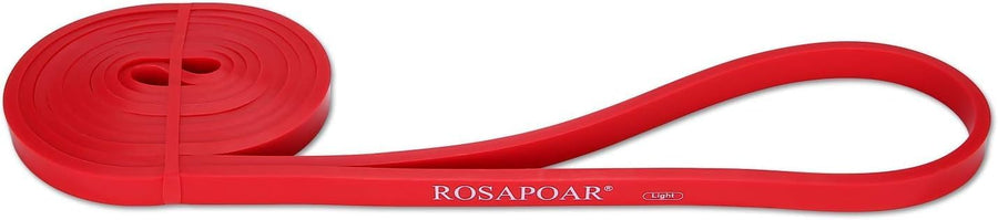 ROSAPOAR Resistance Bands - Natural Latex Workout Bands for Fitness, Stretching, Powerlifting
