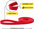 ROSAPOAR Resistance Bands - Natural Latex Workout Bands for Fitness, Stretching, Powerlifting