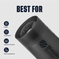 BlenderBottle Classic V2 Shaker Bottle, 28oz (2 Pack), Black & Navy