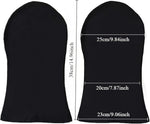 Homelex 2 Pieces Full Face Mask, Unisex BW 2nd Skin Spandex Halloween Hood