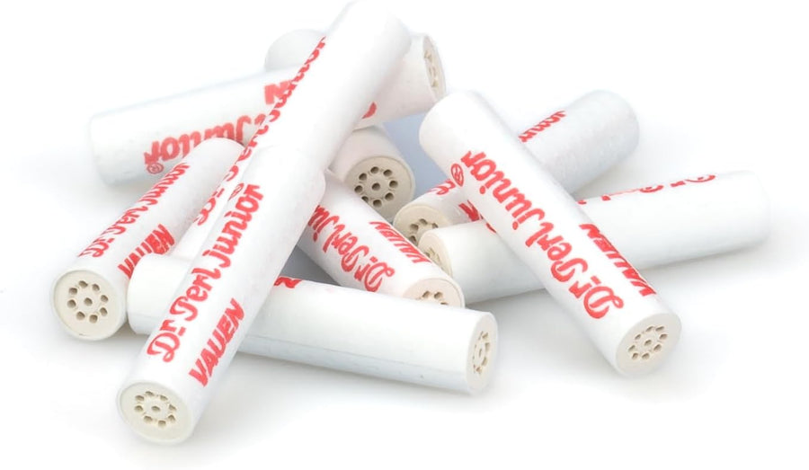 Vauen Dr. Perl Junior 9mm Activated Carbon Pipe Filters, 100 Pack