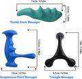 Abnaok Manual Trigger Point Massage Tool and Thumb Saver for Deep Tissue Massage