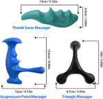 Abnaok Manual Trigger Point Massage Tool and Thumb Saver for Deep Tissue Massage
