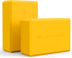 Trideer Yoga Blocks 2 Pack - Soft Non-Slip Foam, Beveled Edges