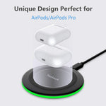 Yootech Wireless Charger,10W Max Wireless Charging Pad Compatible with iPhone 17/17 Pro/17 Pro Max/Air/16/15/14/13/SE 2022/12/11,Samsung Galaxy S25/S24/S23,for AirPods Pro 3(No AC Adapter)