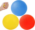 3 Resistance Hand Therapy Balls, Stress Relief Squeeze Balls for Physical Therapy
