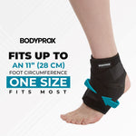 Bodyprox Ankle Support Brace, Breathable Neoprene Sleeve, Adjustable Wrap