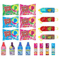 Candy Variety Pack, 18Ct Assorted Valentine's Candy Lollipops, Bulk Individually Wrapped Ring Pop, Push Pop, Baby Bottle Pop & Juicy Drop, Birthday Party Favors, Valentine's Gifts, Kids Goodie Bags