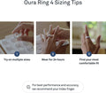 Oura Ring 4 - Silver - Size 9 - Sleep, Activity, Women’s Health, AI Advisor, Up to 8 Days of Battery Life, Size Before You Buy, Android & iOS Compatible