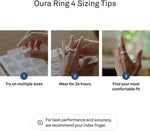 Oura Ring 4 - Silver - Size 9 - Sleep, Activity, Women’s Health, AI Advisor, Up to 8 Days of Battery Life, Size Before You Buy, Android & iOS Compatible