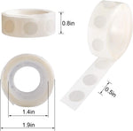 1000pcs Glue Point Clear Balloon Glue Removable Adhesive Dots Double Sided Dots of Glue Tape for Balloons Craft Glue Points Dots Sticky Dots or Wedding Decoration