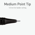 Pentonic Glitter Gel Pens, 10 Count, 10 Assorted Colors, 1.0 mm Bold Point, Smooth Writing For Journaling, Notetaking & Art Projects (1002365)