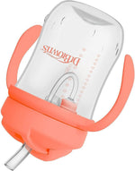 Dr. Brown's Milestones, Baby's First Straw Cup Sippy Cup with Straw, 6m+, 9oz/270ml, Coral, BPA Free
