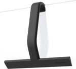 dancemoon JustHang Shower Squeegee for Glass Doors, All-One-Piece Silicone with Built-in Hook Design for Easy Hanging, Household Window Mirror Squeegee for Bathroom, Glass, Kitchen, Tile Wall, Car