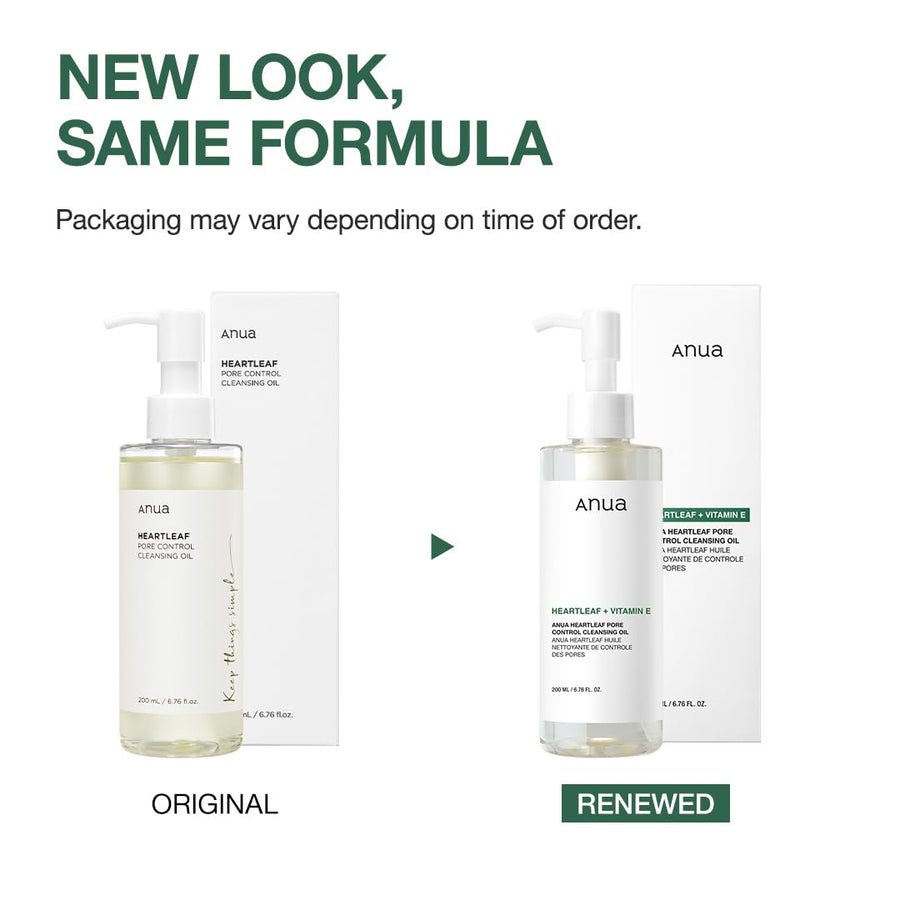 Anua Heartleaf Pore Control Cleansing Oil, Makeup Remover, Korean Skincare 6.76oz