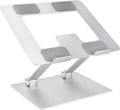 Sturdy and Portable Ergonomic Laptop Stand for Desk, Adjustable Riser, Fits all Laptops and Notebooks up to 17.3 Inch, Silver, 10 x 8.7 x 6 in