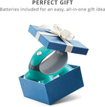 HoMedics Quatro Mini Hand-Held Vibration Massager with 4 Nodes, Battery-Operated
