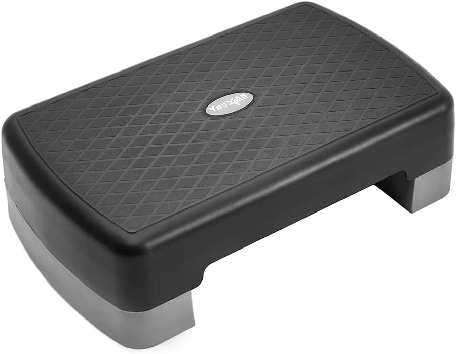 Yes4All Aerobic Exercise Step Platform - Compact Stepper for Cardio & Strength