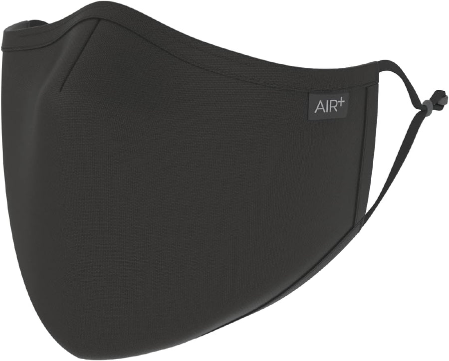 AIR+ Reusable Face Mask, Multi-Layer, Washable, Breathable, Anti-fog for Glasses