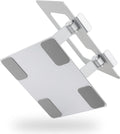Sturdy and Portable Ergonomic Laptop Stand for Desk, Adjustable Riser, Fits all Laptops and Notebooks up to 17.3 Inch, Silver, 10 x 8.7 x 6 in