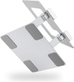 Sturdy and Portable Ergonomic Laptop Stand for Desk, Adjustable Riser, Fits all Laptops and Notebooks up to 17.3 Inch, Silver, 10 x 8.7 x 6 in