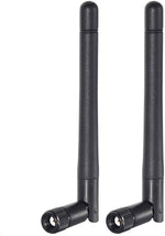 Bingfu Dual Band WiFi 2.4GHz 5GHz 5.8GHz 3dBi MIMO RP-SMA Male Bluetooth Antenna (2-Pack) for PC Computer WiFi Router Wireless Network Card USB Adapter Security IP Camera Video Surveillance Monitor