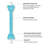 oogiebear Baby Nose Cleaner & Ear Wax Removal Tool - Safe Booger & Earwax Removal for Newborns, Infants, Toddlers - Dual-Ended - Essential Baby Stuff