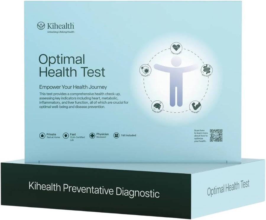 KiHealth Optimal Health Test for Metabolic, Heart, Inflammation and Liver Markers