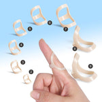 Oval Finger Splint 8 Pcs for Arthritis, Mallet Finger, Trigger Finger, Hypermobility