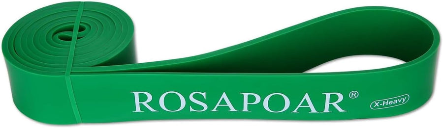 ROSAPOAR Resistance Bands - Natural Latex Workout Bands for Fitness, Stretching, Powerlifting