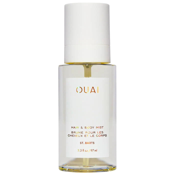 OUAI St. Barts Hair and Body Mist - Tropical-Scented Hair Perfume and Body Spray - Notes of Dragonfruit, Orange Blossom, Tuberose & Musk (3.3 Fl Oz)