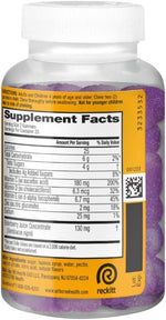 Airborne Elderberry + Zinc & Vitamin C Gummies For Adults, Immune Support Vitamin D & Zinc Gummies With Powerful Antioxidant Vitamins C D & E - 50 Gummies, Elderberry Flavor
