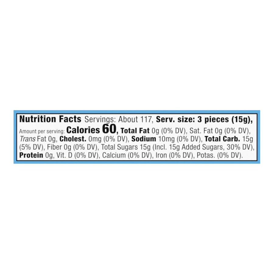 Brach's Bobs Sweet Stripes Soft Peppermint Candy, Individually Wrapped Pieces, 3.9 lb Tub (350 Count)