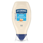 Hellmann's Light Mayonnaise Light Mayo Squeeze Bottle For a Creamy Condiment for Sandwiches and Simple Meals Made With 100% Cage-Free Eggs 20 oz