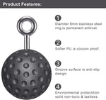 SELEWARE Non-Slip Pull Up Power Balls for Strength Training, Forearm and Hand Exerciser