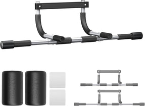 Ally Peaks Adjustable Doorway Pull Up Bar, 500 lb Capacity, Silicone Protection