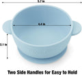 PandaEar 3 Pack Baby Bowls with Suction| Stay Put Silicone Food Bowl for Babies Kids Toddlers Infants| Food Grade Soft Safe BPA-Free Silicone (Multi-Color)
