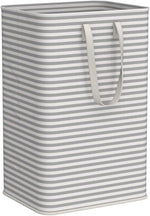 Lifewit 2 Pack Laundry Hamper Large Collapsible Laundry Baskets, Freestanding Waterproof Clothes Hamper with Easy Carry Handles in Laundry Room Bedroom Bathroom College Dorm for Adults, Grey, 2 x 80L