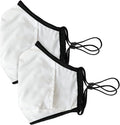 Tommie Copper Community Wear Face Masks I Double Lined, Copper Infused, Ear Straps & Nose Wire, Face Covering (Pack of 2)
