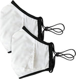 Tommie Copper Community Wear Face Masks I Double Lined, Copper Infused, Ear Straps & Nose Wire, Face Covering (Pack of 2)