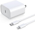 for iPhone Fast Charger, 33W USB C PD Wall Charger Block Plug with[MFi Certified]6ft Type C to Lightning Cable Quick Charging Data Sync Cord for iPhone14 13 12 11 Pro Max Mini Xs Xr iPad Air