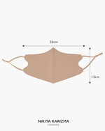 KARIZMA Face Wardrobe Cloth Face Mask. 6 Soft Masks Washable Fabric with Adjustable Ear Loops. ‘Earth Shades’ Pack. Face Mask Reusable and Stretchy. Fabric Face Masks 6 Pieces