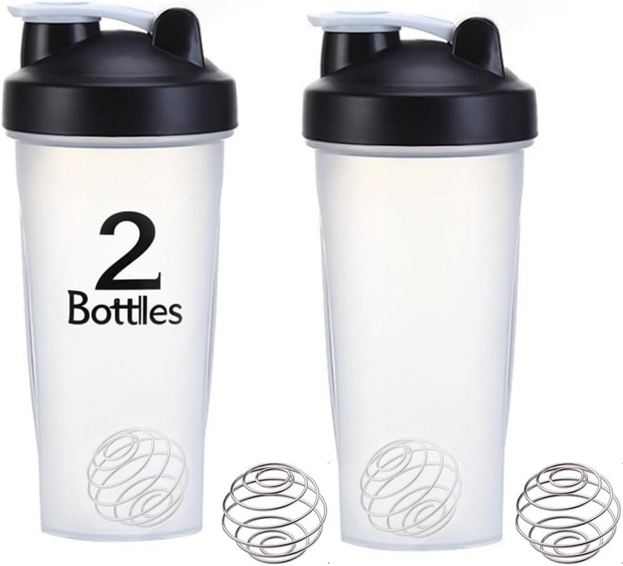 otylzto 28 oz Protein Shaker Bottles, Stainless Steel Whisk