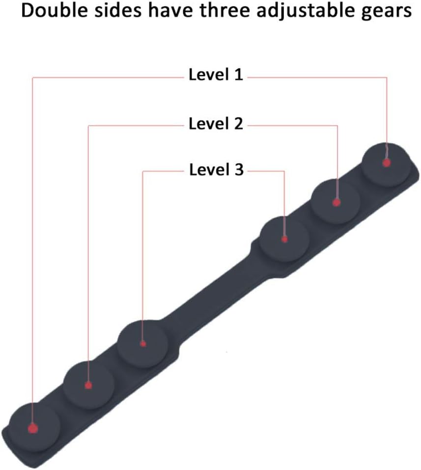 4 PCS Extended Silicone Bands Anti-Tightening Strap for Masks to Prevent Ear Pain,Adjustable Comfort mask Grips Extension Buckle Holder Hook Ear Strap,Black
